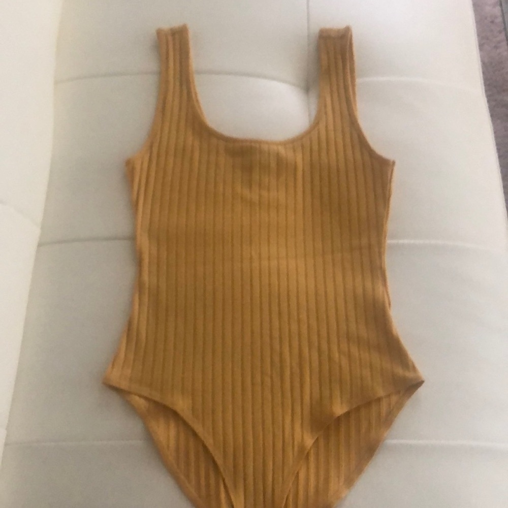 Golden yellow bodysuit